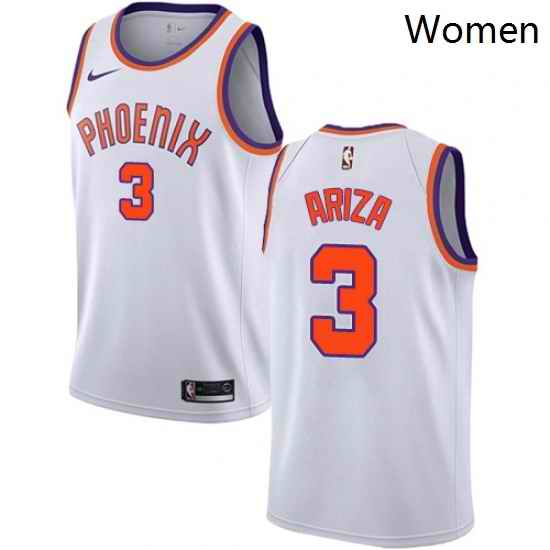 Womens Nike Phoenix Suns 3 Trevor Ariza Swingman White NBA Jersey Association Edition